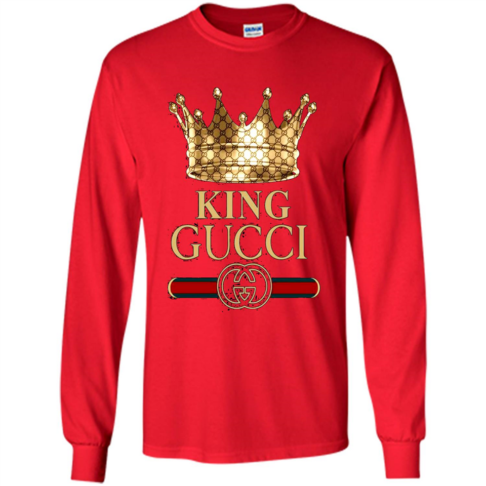Cover your body with amazing King Crown Gucci Logo Black PING PONG