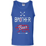 Brother Shirt Buffalo Plaid Family Camping Bear Tee - Tank Top