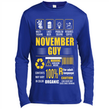 November Guy Multitasking - Canvas Long Sleeve T-Shirt