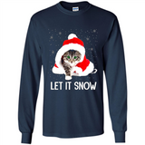 Let It Snow Cat Christmas sweater PINGPONG