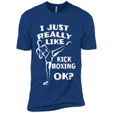 Kick Boxing Shirt Kick Boxer Boxing Workout - Premium Short Sleeve T-Shirt