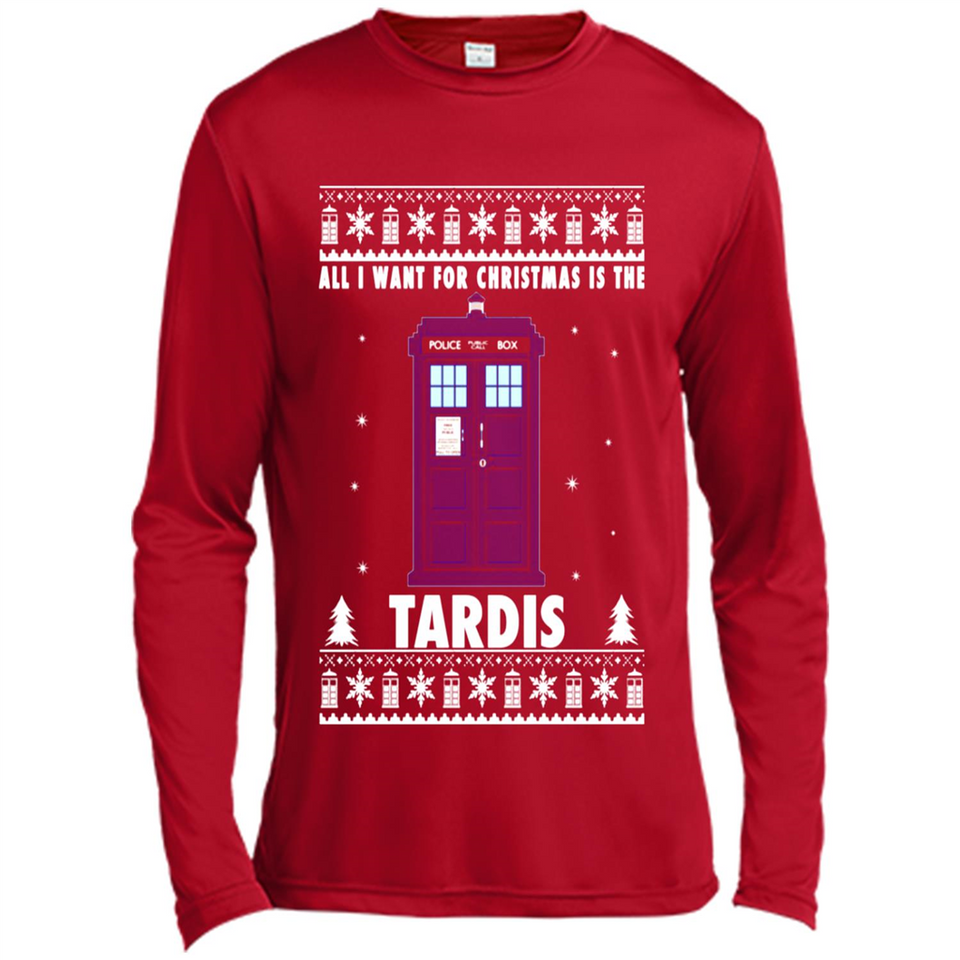 All I Want For Christmas Is The Tardis Ugly PINGPONG