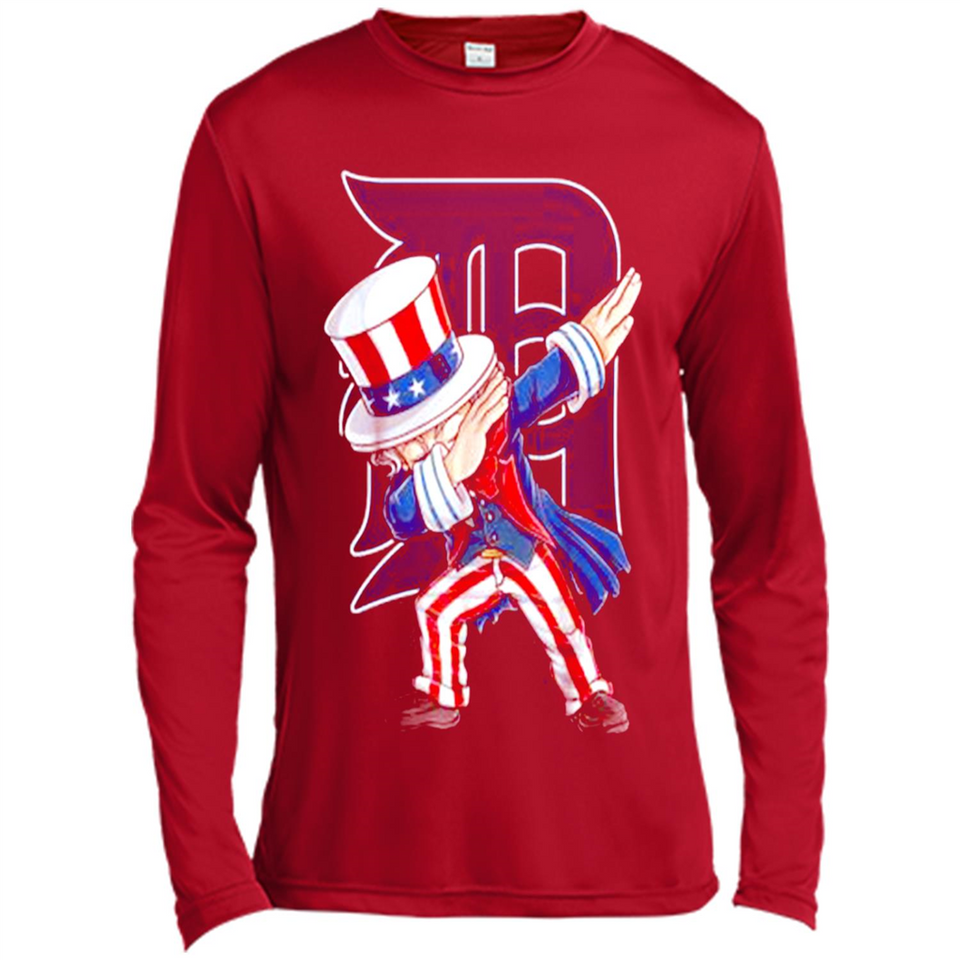 MLB DETROIT TIGERS UNCLE SAM DABBING INDEPENDENCE DAY