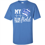 Tennessee Titans Football My Heart is on that Field - Shirt