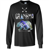 Grandma Bear Shirt Tribal Family Vacation & Camping Tee - Long Sleeve T-Shirt