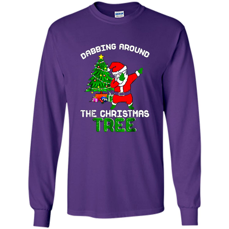 Christmas Dabbing Santa - Long Sleeve T-Shirt