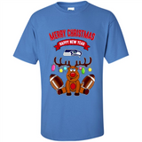 Seattle Seahawks NFL Reindeer Funny Merry Christmas And Happy New Year