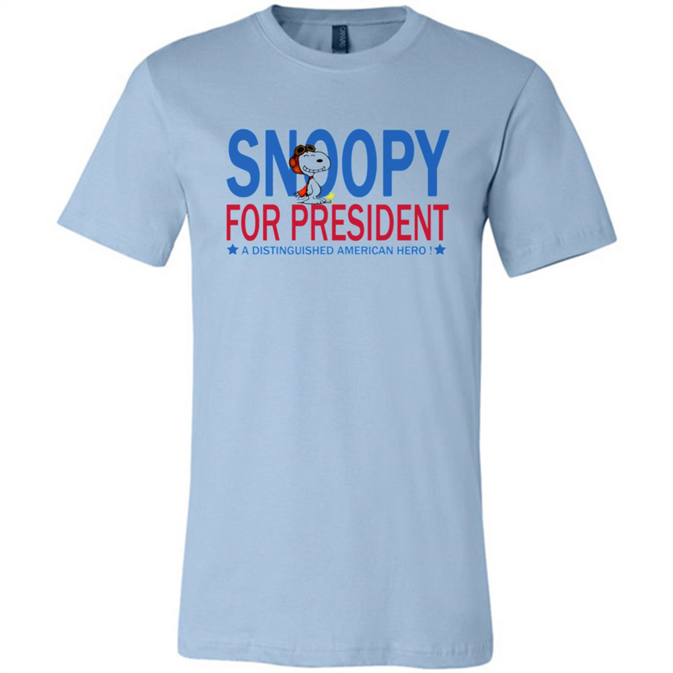 Snoopy for President - Canvas Unisex T-Shirt