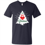 This Guy Loves Christmas Shirt - Men's V-Neck