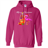 Flamingo Christmas Shirt, Merry Christmas Shirt , Flamingo - Hoodie