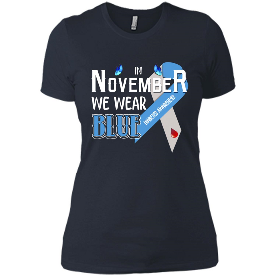 November We Wear Blue Diabetes Awareness