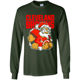 Grumpy Santa Claus Cleveland Browns Football Team PINGPONG