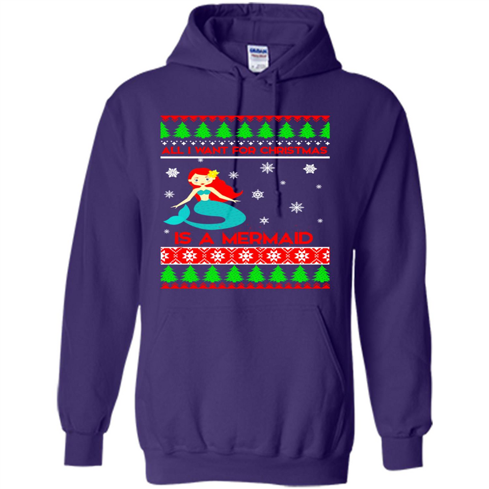 All I Want For Christmas Is A Mermaid ugly PINGPONG