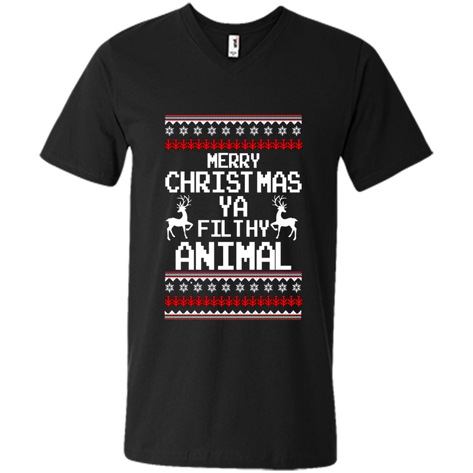Merry Christmas ya filthy animal ulgy sweater PINGPONG