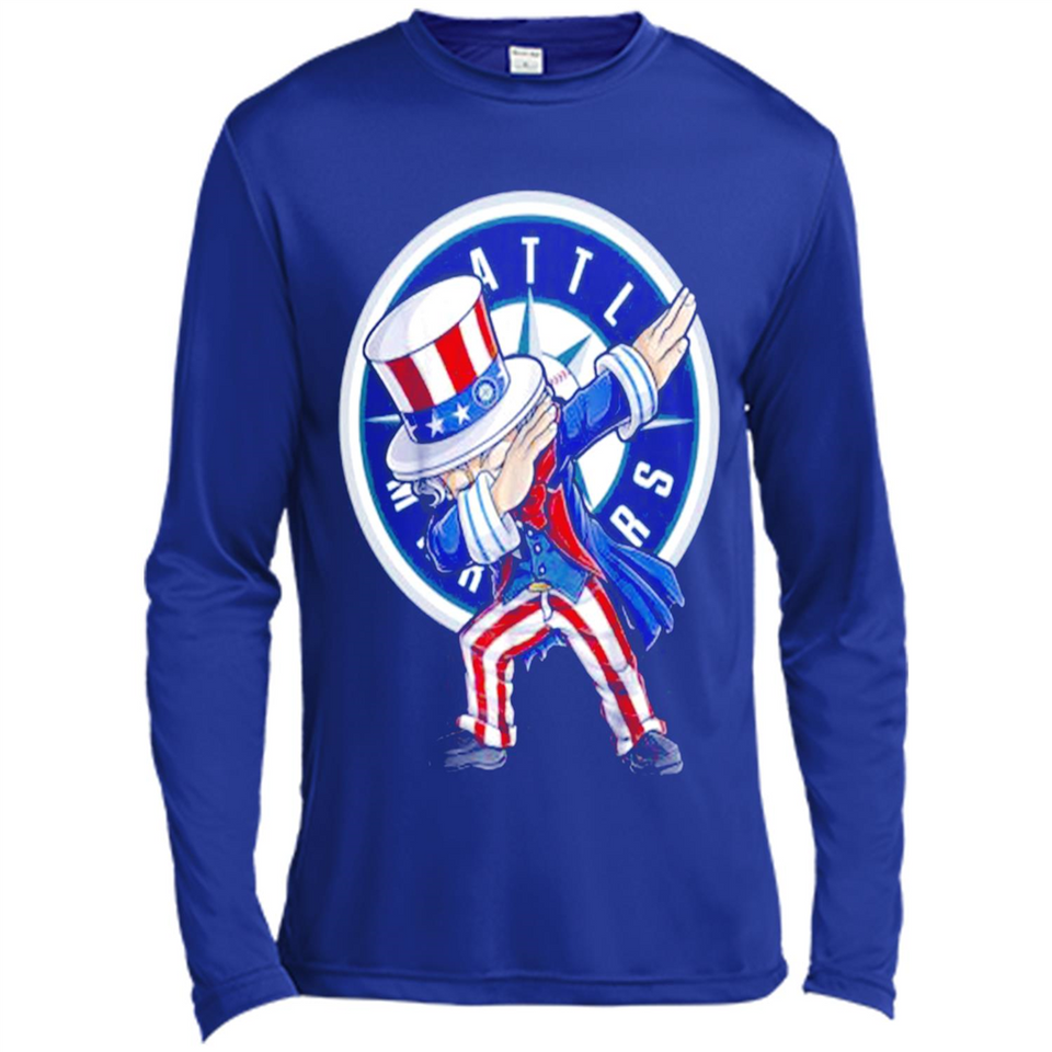 MLB SEATTLE MARINERS UNCLE SAM DABBING INDEPENDENCE DAY