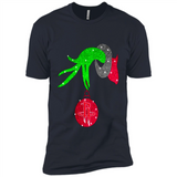 GRINCH HAND HOLDING HOUSTON ROCKETS GLITTER CHRISTMAS PINGPONG