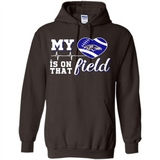 Baltimore Ravens Football My Heart is on that Field - Hoodie
