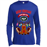 New York Jets NFL Reindeer Funny Merry Christmas And Happy New Year