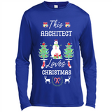 This Architect Loves Christmas Tree Shirt with Snowman