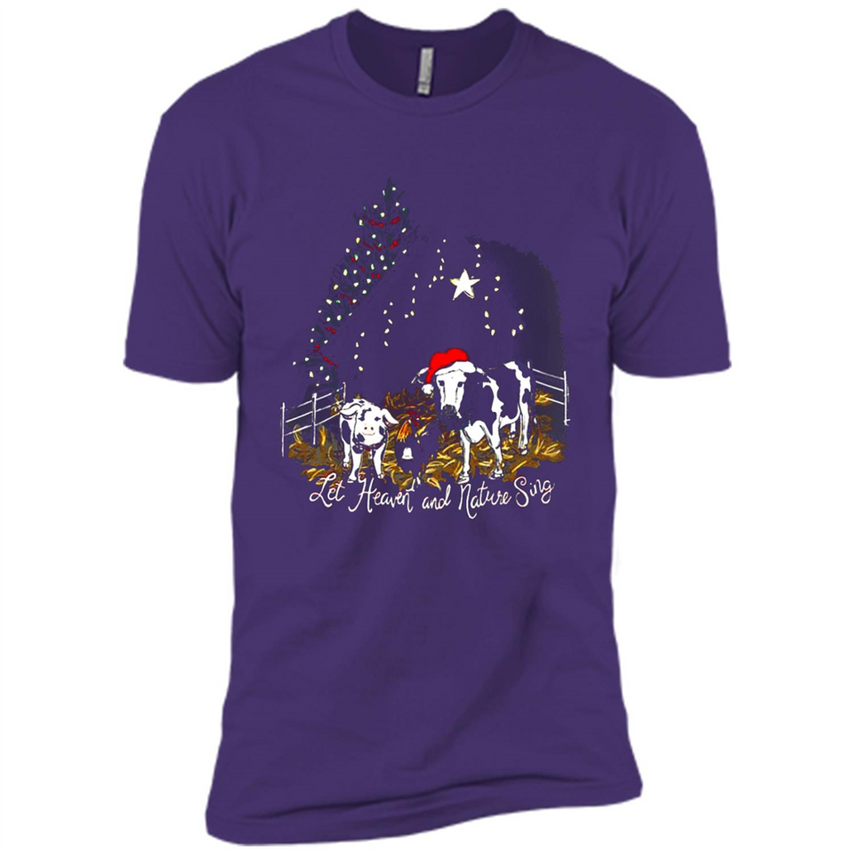 Let Heaven And Nature Sing Christmas Sweater PINGPONG - Premium Short Sleeve T-Shirt