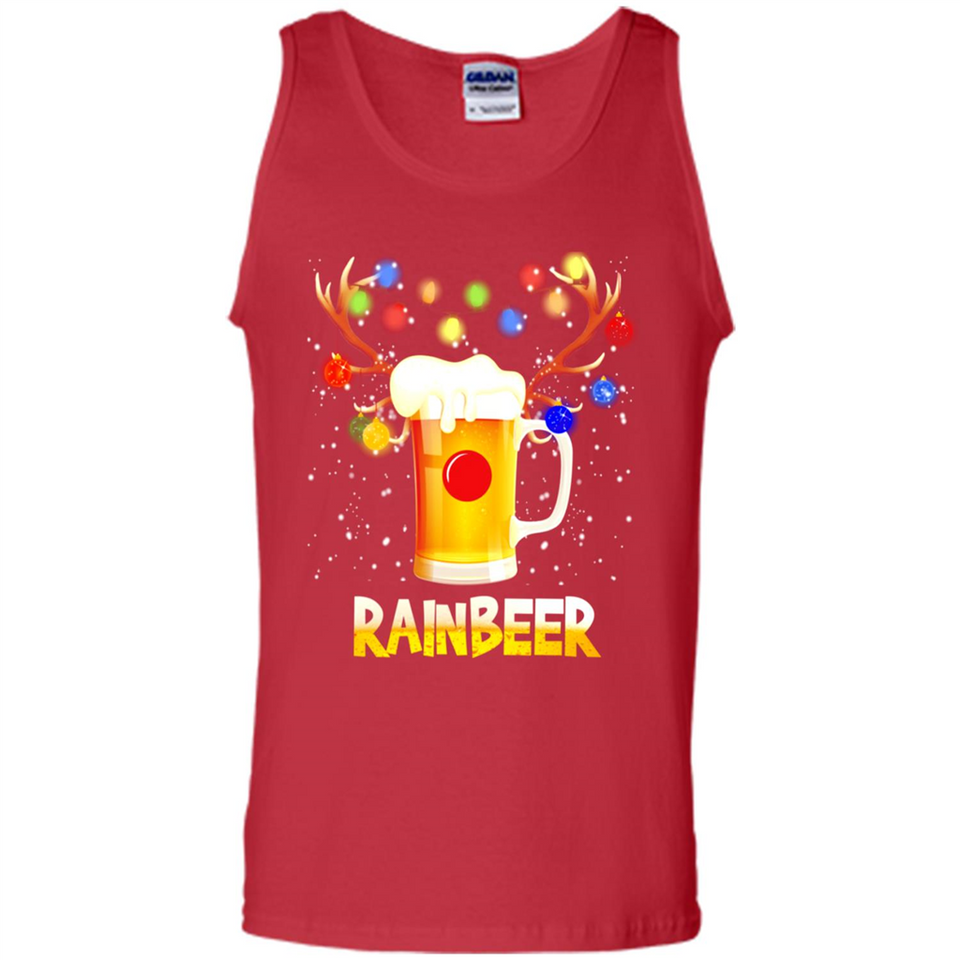 Rainbeer Christmas Reindeer Beer Drinking