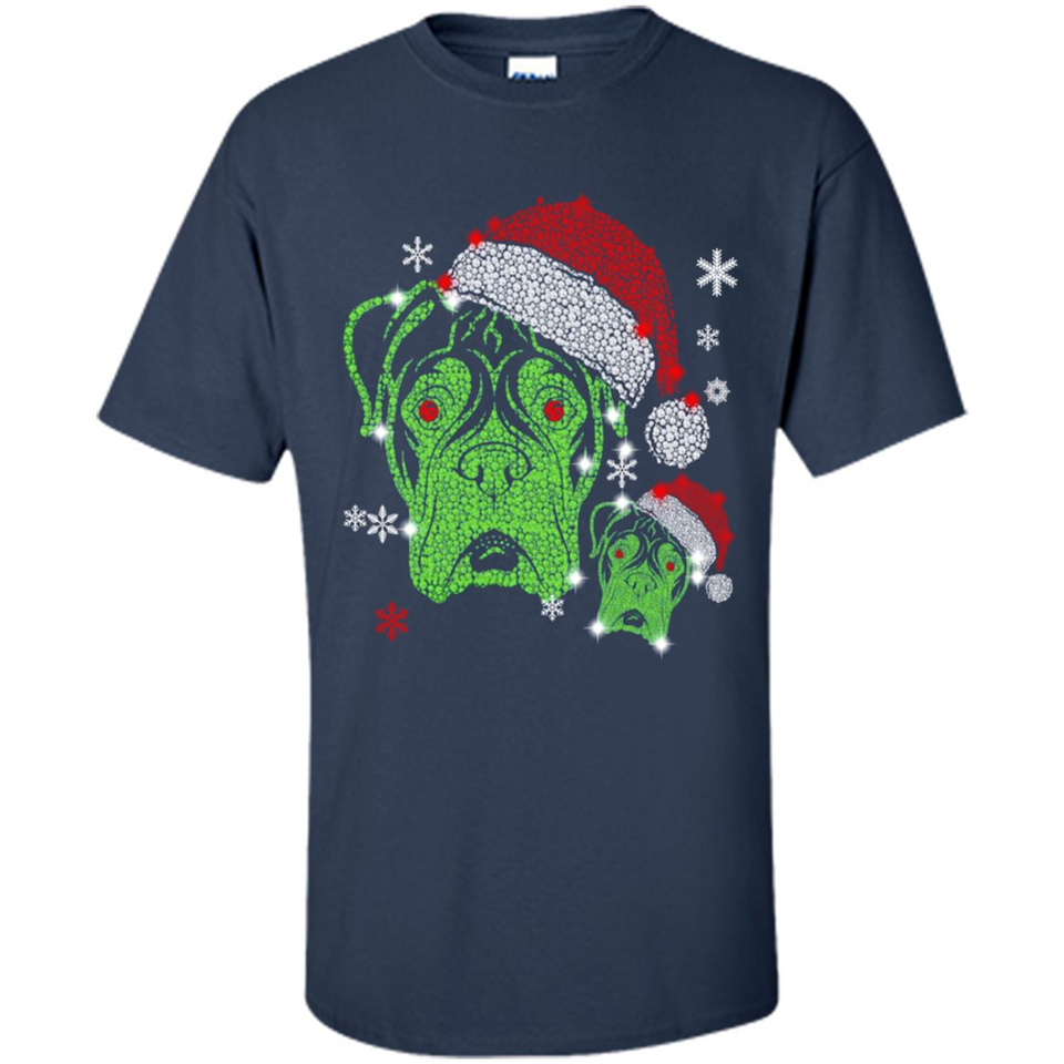 Boxer Dog diamond Christmas - Shirt
