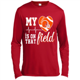 Cleveland Browns Football My Heart is on that Field - Canvas Long Sleeve T-Shirt