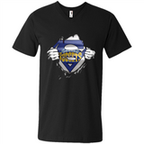 Denver Nuggets And Superman Fans - Men's V-Neck