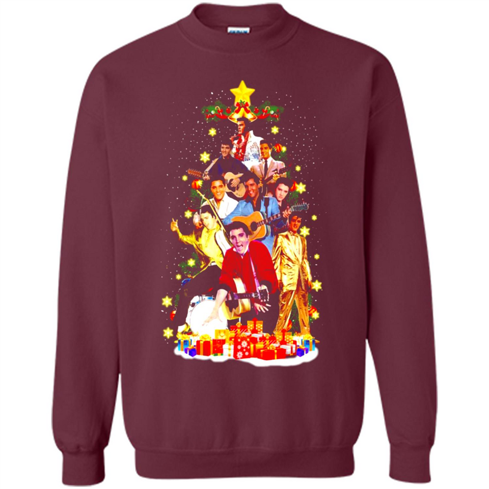 Glitter Rhinestone Christmas Elvis Presley Christmas PING PONG