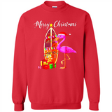 Flamingo Christmas Shirt, Merry Christmas Shirt , Flamingo - Sweatshirt