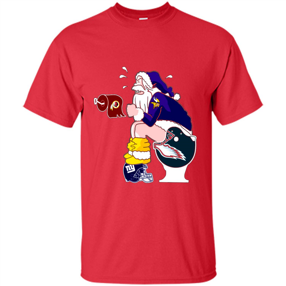 Minnesota Vikings Toilet Santa Claus PINGPONG