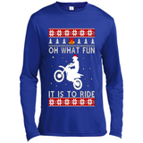 Motocross oh what fun it is to ride Christmas sweater PINGPONG