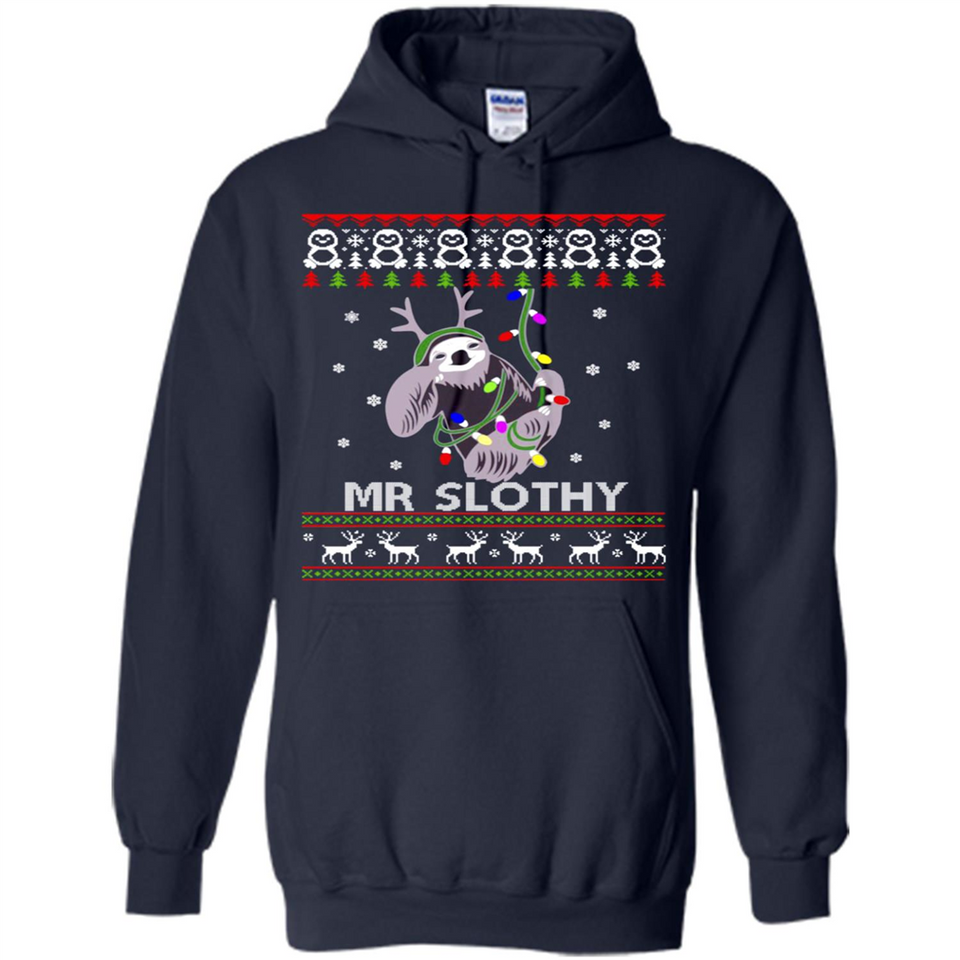 Mr Slothy Christma - Hoodie