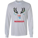 Coors Light Reinbeer Funny Beer Reindeer Christmas Sweatshirt - Long Sleeve T-Shirt