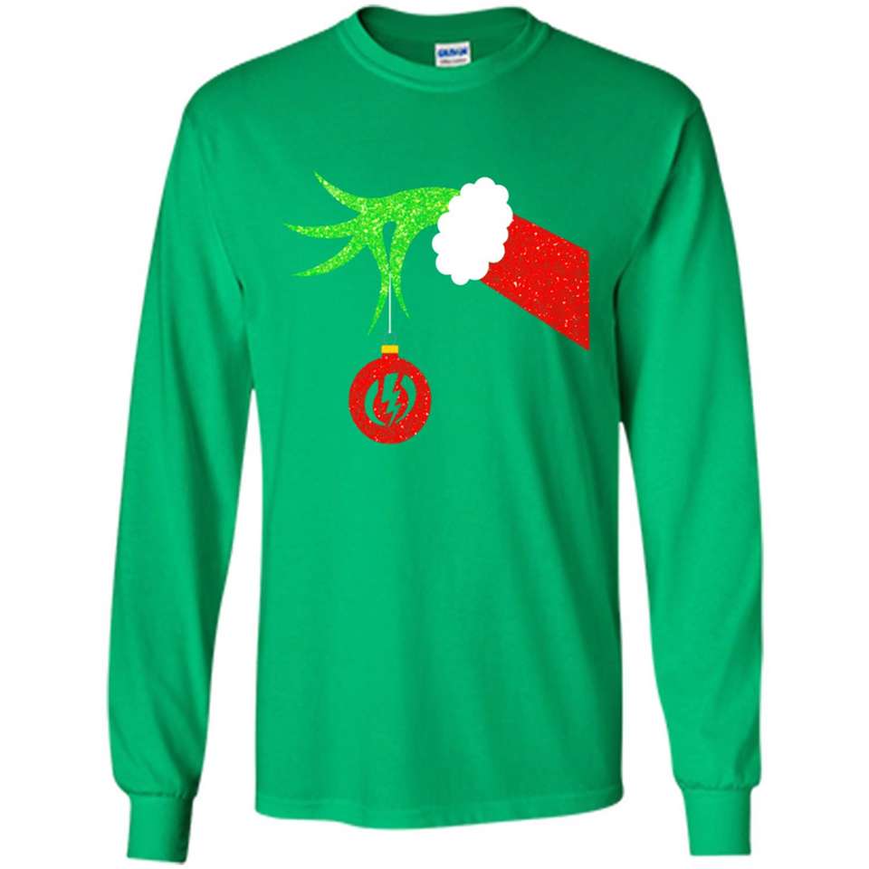 Funny Grinch Hand Holding Electric Ornament Christmas PING PONG
