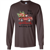 Snoopy This Is My Hallmark Christmas Movies Watching T-Shirt - Long Sleeve T-Shirt
