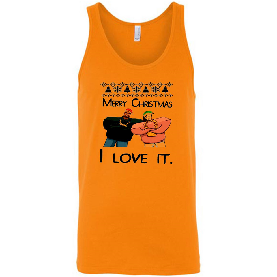 Drake Merry Christmas I love it sweatshirt PINGPONG - Canvas Unisex Tank