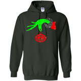 Christmas The Grinch Hand Holding Hippie Ornament - Hoodie