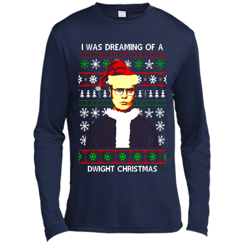 I'm dreaming of a Dwight Christmas sweatshirt - Canvas Long Sleeve T-Shirt
