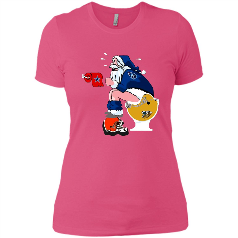 Tennessee Titans Santa Claus Toilet