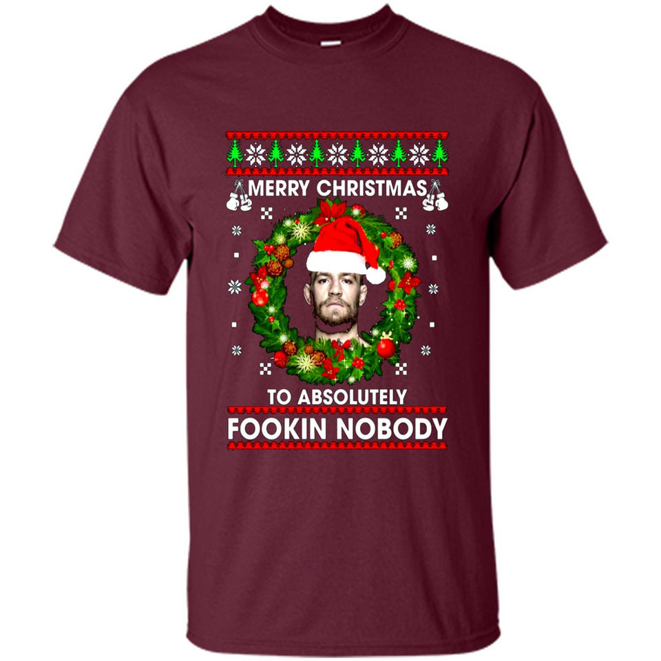 Merry Fookin Christmas Conor Mcgregor sweater PINGPONG