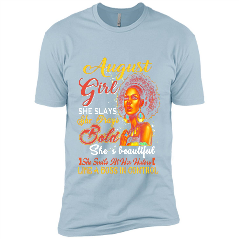 August Girl She Slays She Prays Beautiful Birthday PINGPONG