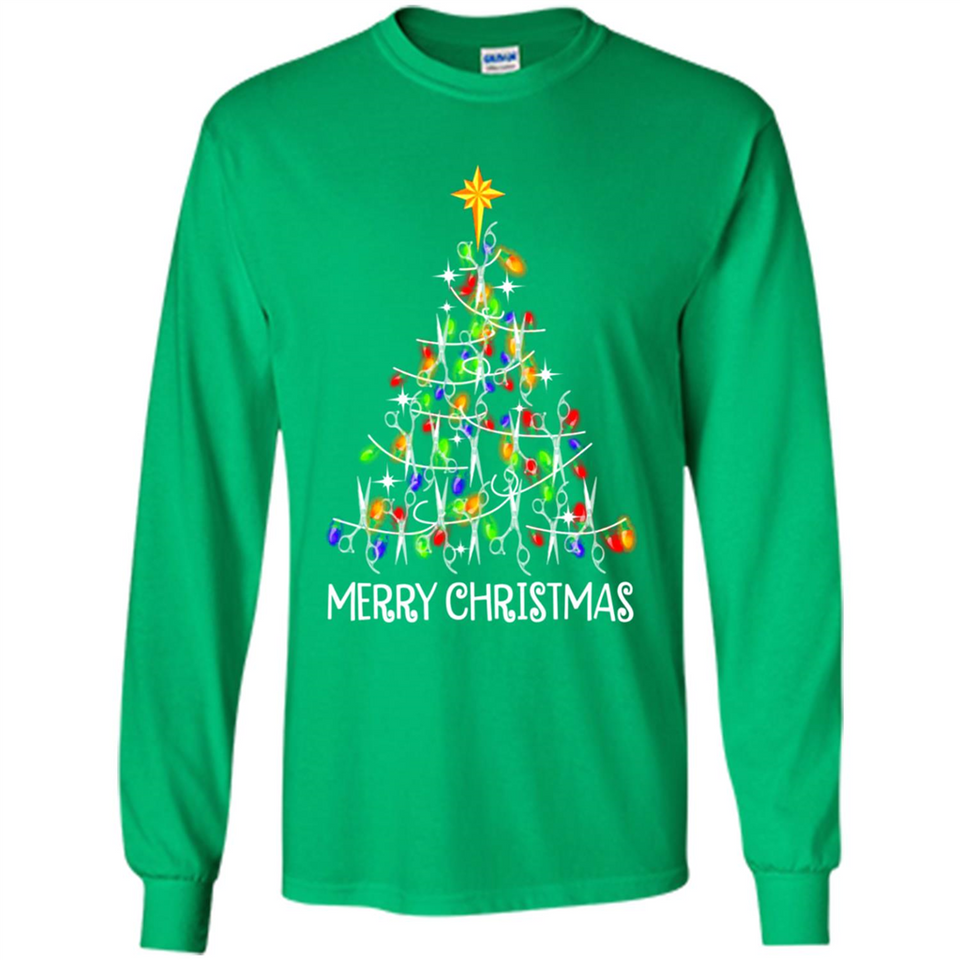 Hairstylist Merry Christmas Hairstylist Scissors Christmas Tree PING PONG