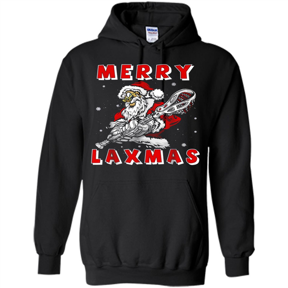 Lacrosse Merry Laxmas Santa - Hoodie