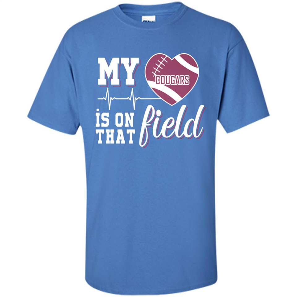 Washington State Cougars Football My Heart is on that Field - Shirt