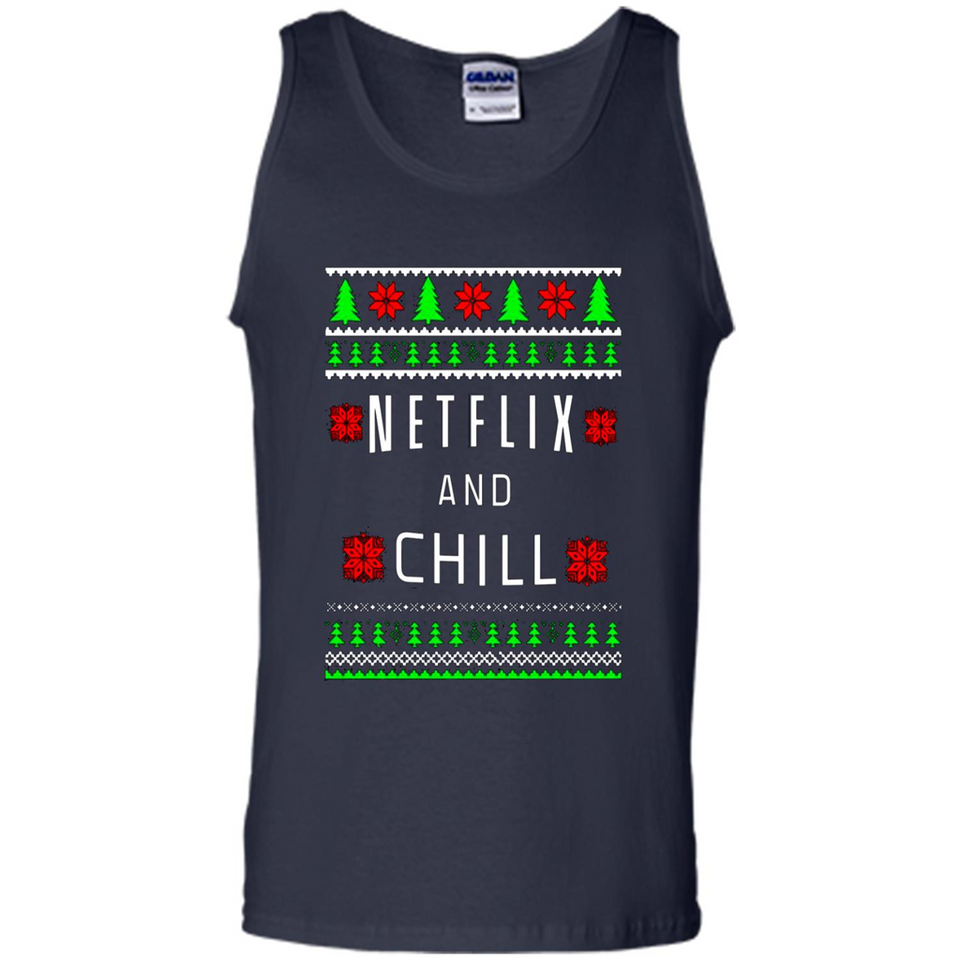 Netflix And Chill Christmas sweater PINGPONG