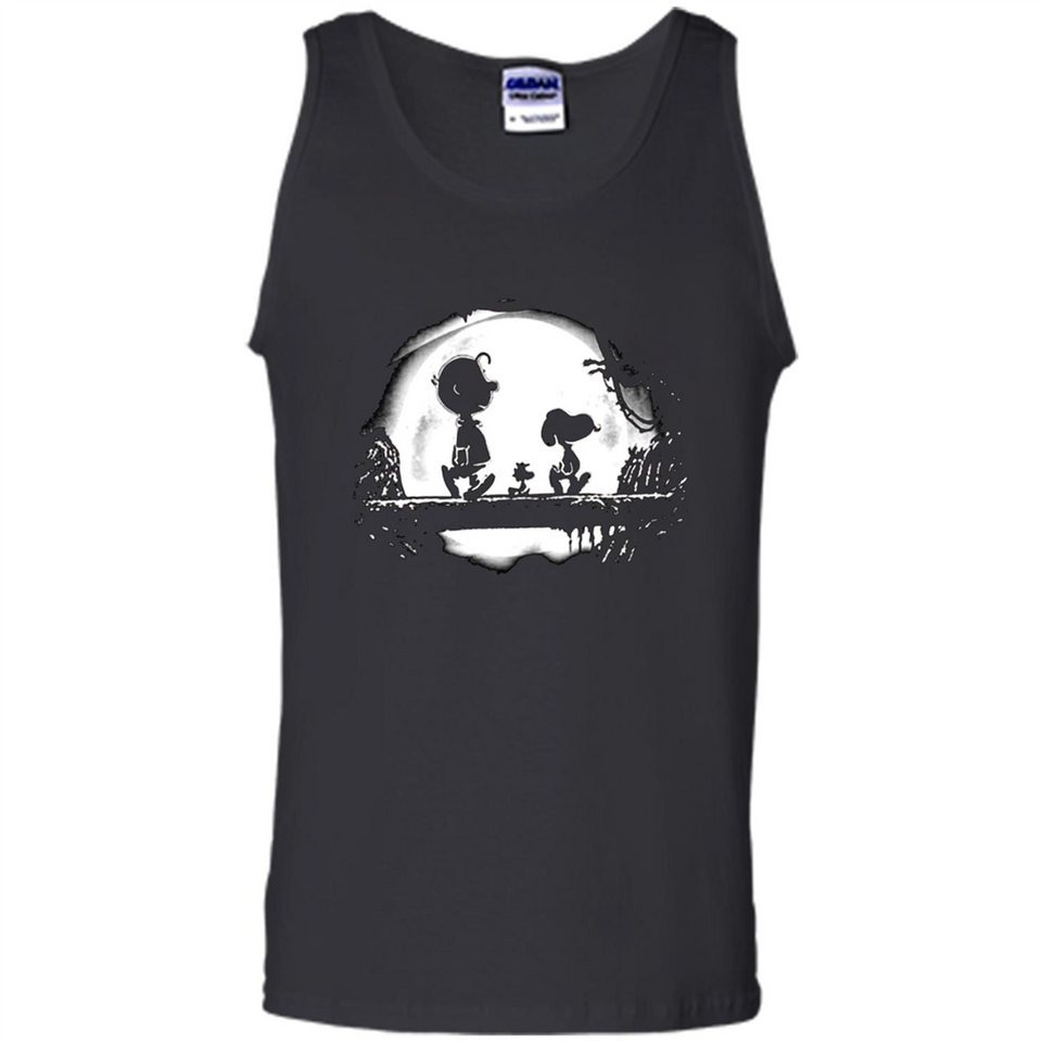 Snoopy The Peanuts Walking To The Moon
