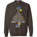Perfect Kansas Jayhawks Christmas Tree PINGPONG