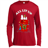 Peanuts By Schulz Snoopy Young Men_s Christmas - Canvas Long Sleeve T-Shirt