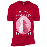 Sailor Moon Yin Yang Cat Love Ugly Christmas Sweater - Premium Short Sleeve T-Shirt
